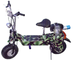 FancyScooters bike using this part: FB49ccST: Zida 49ccST Camouflage with Big Wheel