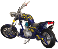 FancyScooters bike using this part: GS-402: Peace Mini Chopper (50cc Semi-automatic)