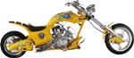 FancyScooters bike using this part: GS-409: Zida Mini Chopper (50cc Semi-automatic)
