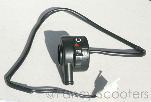 PART11133: 7/8" Yamaha PW80 Throttle Housing (1983-2006) on/off Control Switch (After Market)
