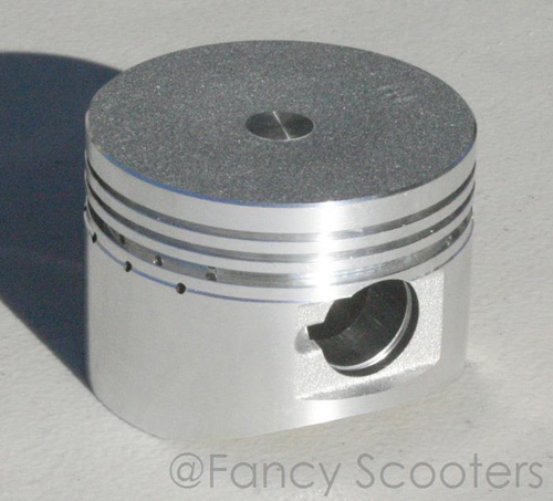PART02165: GY6 125cc 4-stroke Piston (D=52 mm, Height=37 mm, Pin Dia=15mm)