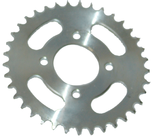 PART07072: Rear Sprocket Y 37 Teeth,Bolt Pattern 4 for 420 Chain