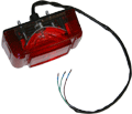 FancyScooters bike using this part: PART13090: Tail Light with 3 wires for ATV125-CD-3 (12V)