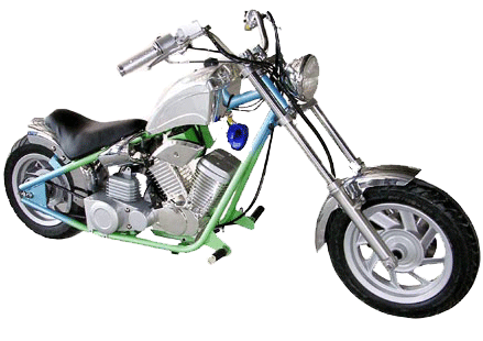 Zida 49cc Chopper HL2008 with hydraulic brake