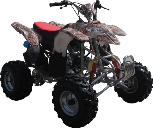 Peace Sporty ATV (125cc, Semi-automatic with reverse) Camouflage