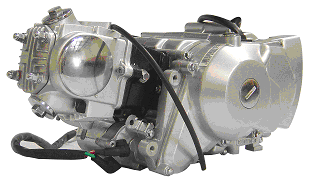 Hensim 50cc 4-Stroke Motorcycle Whole Engine (Automatic, Starter on the bottom)