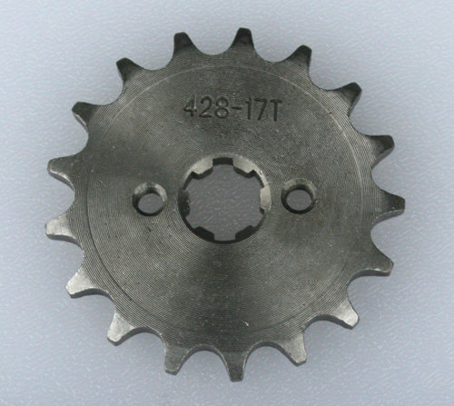 Drive Sprocket Pitch 428, 17 Teeth, Center Diameter 17 mm