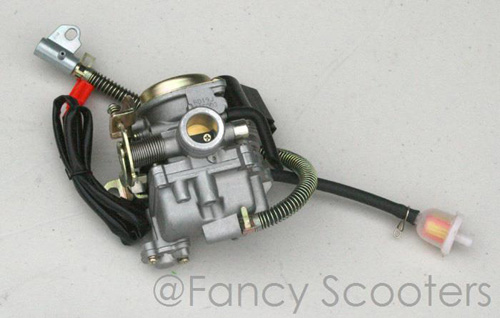 High Performance GY6 50cc/60cc Carburetor with Float Bowl Drain Line (PD19J)