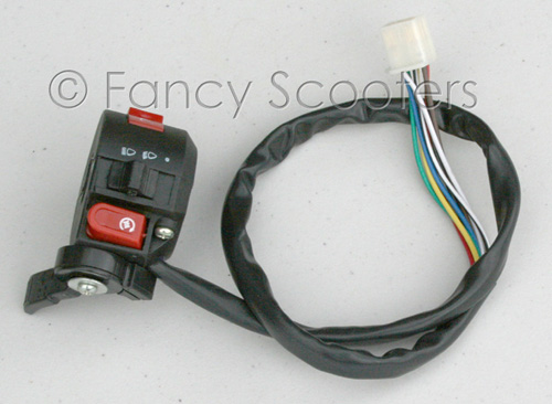 Start/Kill Switch, Light Control with Chock (8 wires)