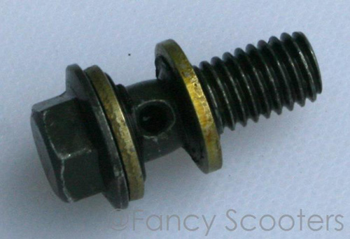 Hydraulic Brake Banjo Bolt & Washer (Dia:8mm Pitch:1.25mm)