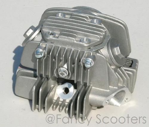 125cc Complete Cylinder Head with Valves Setup for 4-Stroke Horizontal Engine