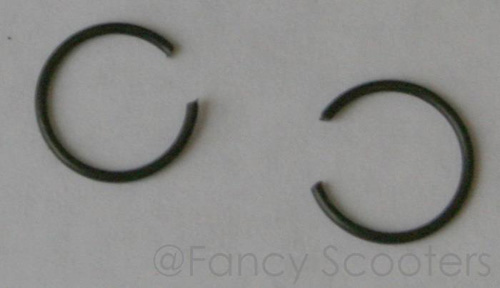 50cc GY6 Engine Piston Pin Clip (Diameter=13mm) Pair