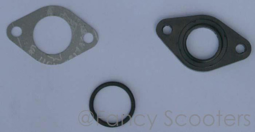 PZ16,19,20 Carb Gasket Set (Center Hole Diameter=20 mm, bolt spacing=48mm)