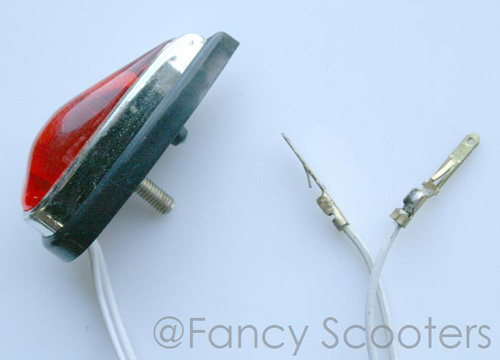  Red Rear Signal Light (24V) with 2 wires