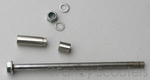 Rear Wheel Axle with Spacer and Nut for FY2008 (L=240mm Diameter=12mm)