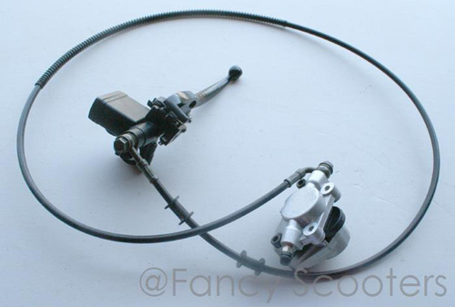 Hydraulic Brake Assembly B for ATV125-CD-7 (Hose L=62")