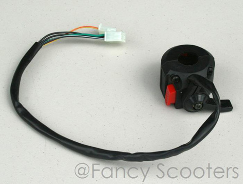 Start and Kill Switch with Choke (5 wires) for Peace Sports Mini ATV Year 2013 & After
