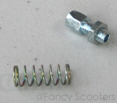 2-stroke Carburetor Screw  &Throttle Cable Spring Set