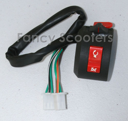 Start Switch, Kill Switch, Light Control for FH 50ccATV (7 Wires)