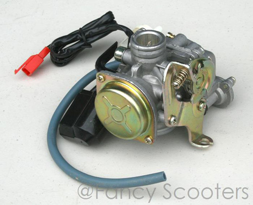 50cc GY6 Carburetor without Float Bowl Drain Line