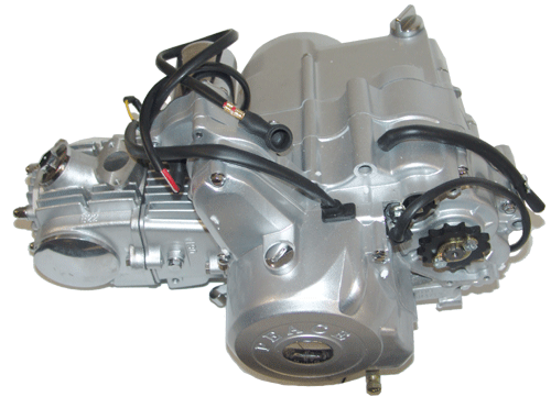 50cc 4-Stroke Motorcycle Whole Engine with Gear (Starter on the top)