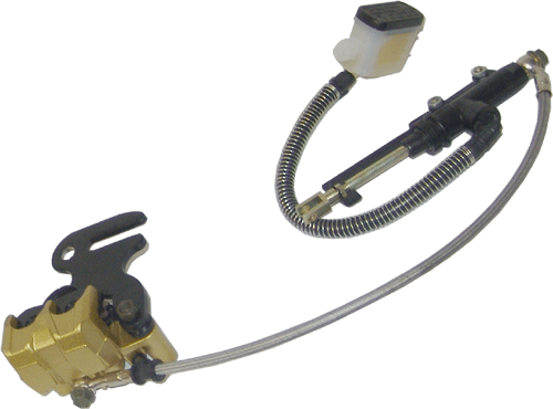 Dirt Bike Rear Hydraulic Brake Assembly for GS-134 (Housing cable=19")