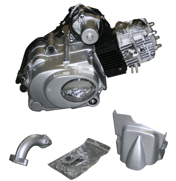 110cc 4-stroke Whoel Engine with Gear and Reverse for ATV110-CD-5 (Starter on Top)