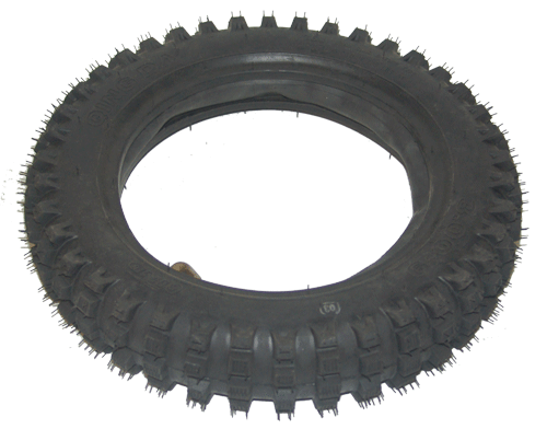 Dirt Bike Tire Set (3.00-9) including inner tube