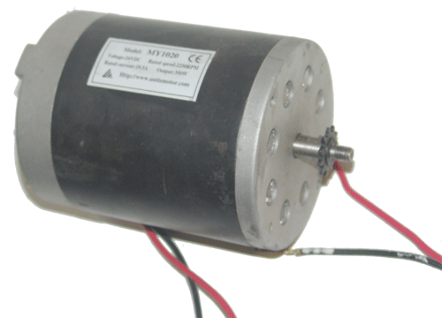 Electric Motor 350W24V (Diameter=4.125", Length=5.25")