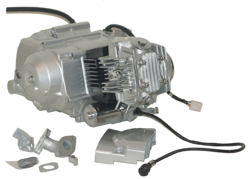 110cc 4-Stroke  Whole Engine (Auto with Starter on the Bottom) for X-8, R-6